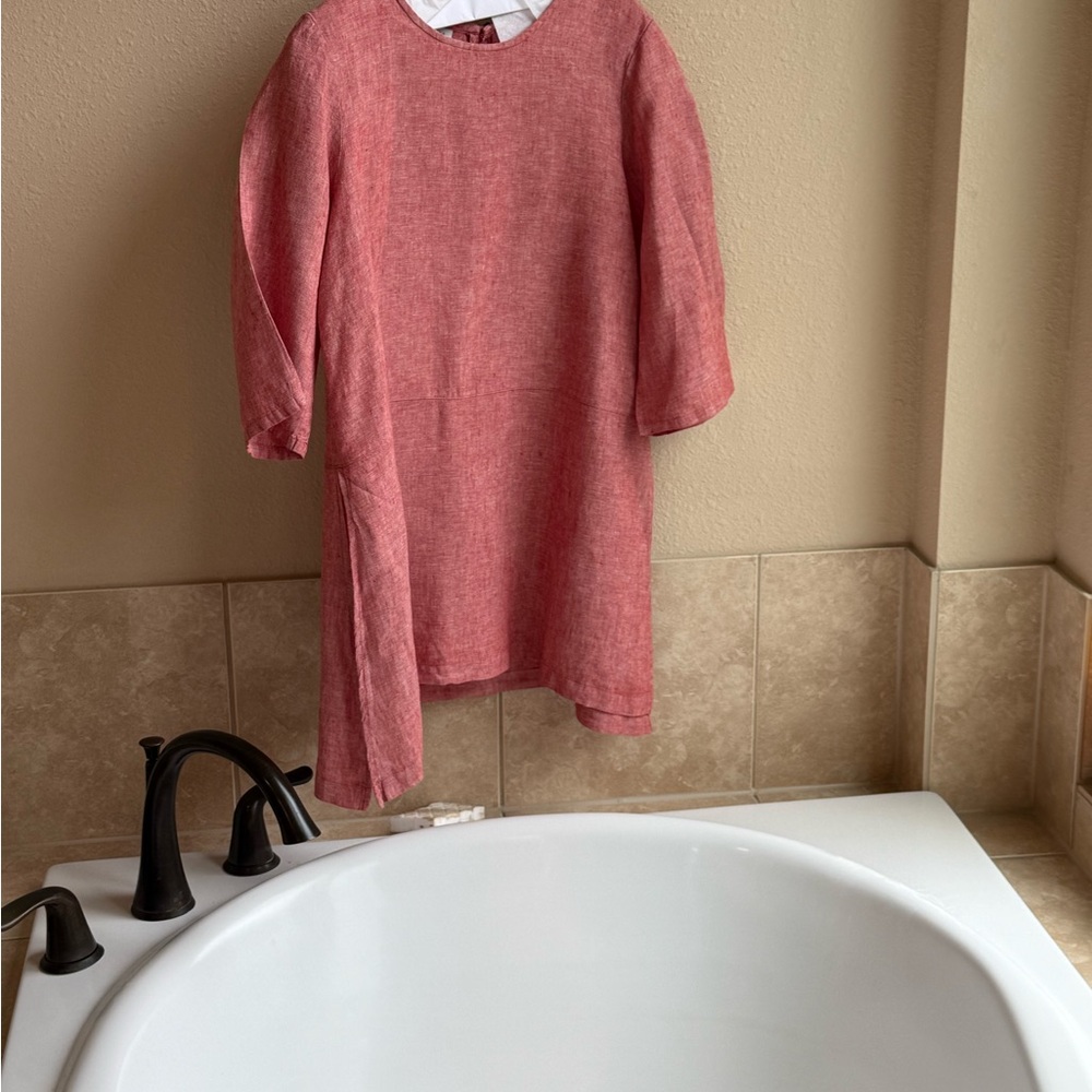 bryn Walker Light Red Tunic Top